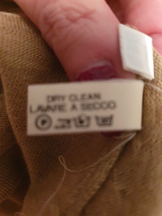 Golf cieniutki 100%merino,włoski Zanone,kolor camel,r40/S/M