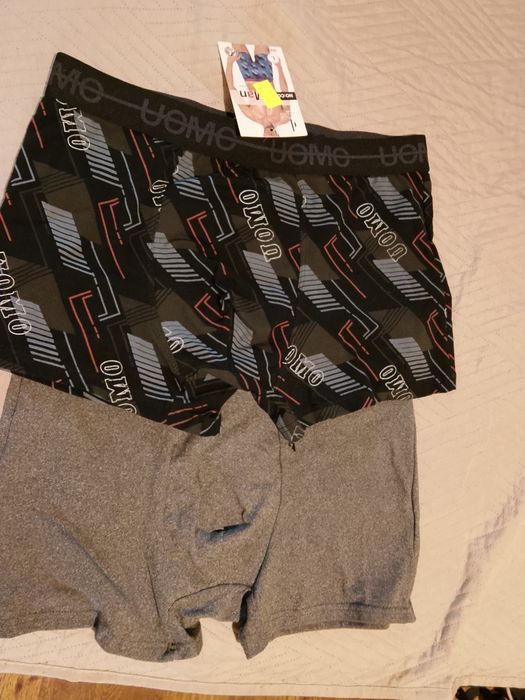 Nowe chłopięce bokserki.