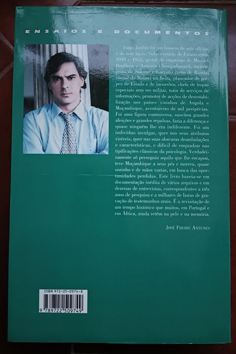 Livro: "Jorge Jardim - Agente Secreto" de José Freire Antunes