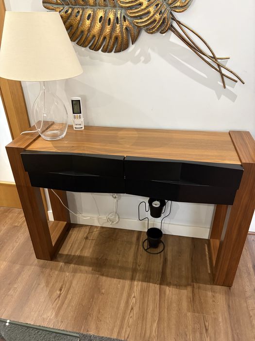 Mesa tampo de vidro 180cm