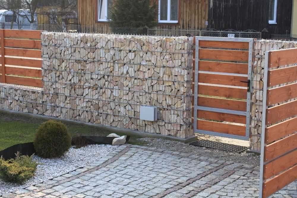 Kosz gabionowy 143x250x24cm gabion ogrodzenie
