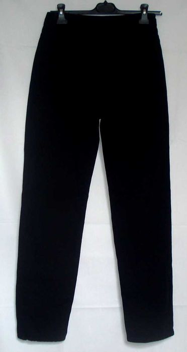 SPODNIE JEANS czarne nogawki proste rozm. 36 / S (A099)