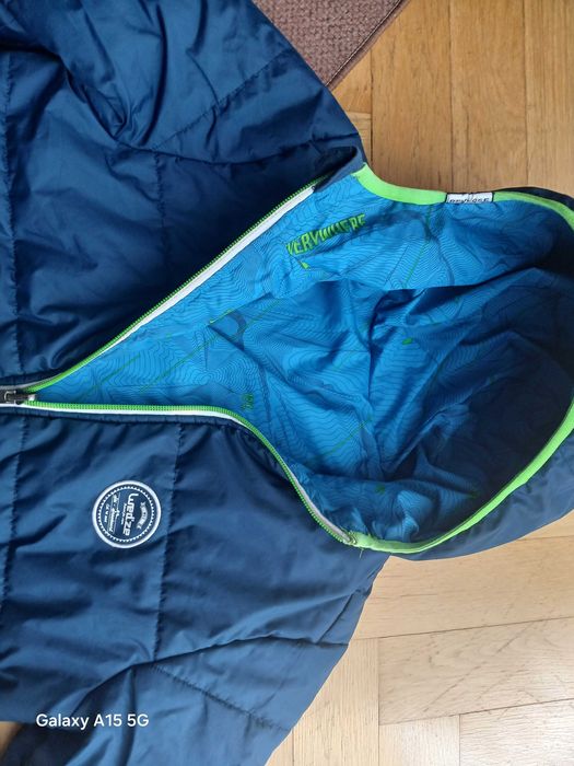 Kurtka zimowa narciarska dla chlopca Wedze Decathlon dwustronna