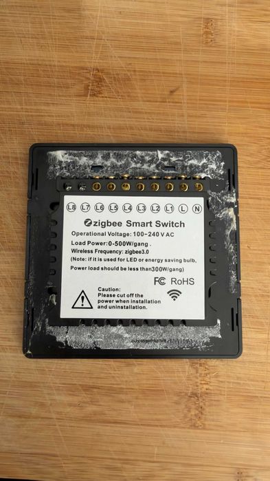 Tuya Smart Life Zigbee 2x3 bez neutralnego