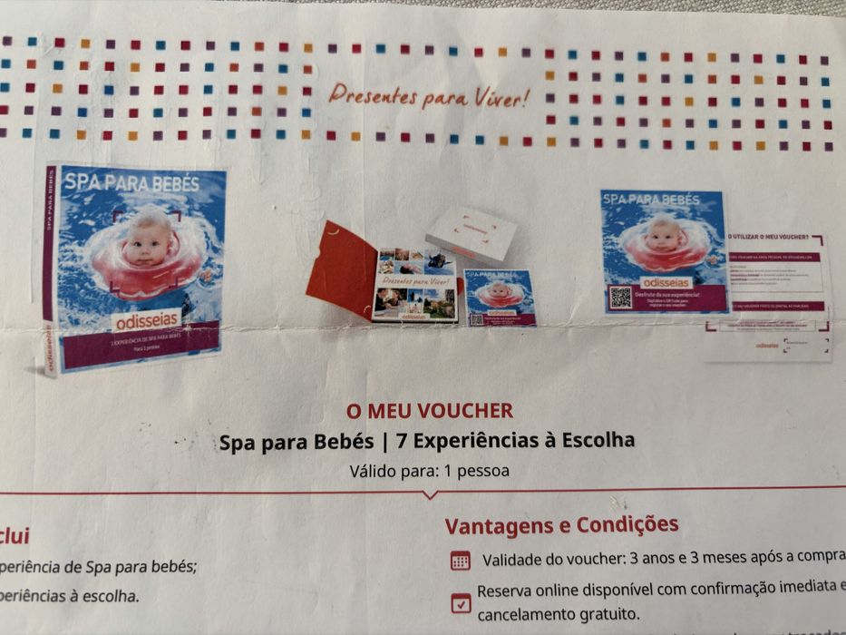 Voucher Odisseias SPA Bebes