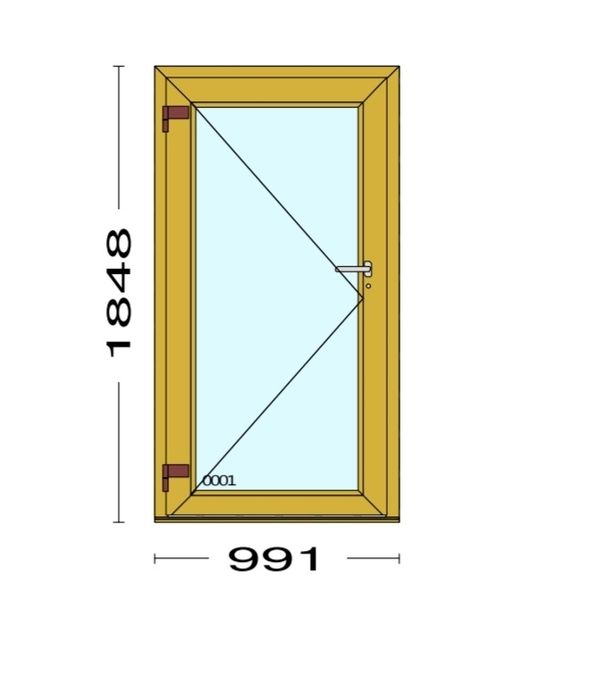 Portas de entrada PVC da REHAU - Cor Madeira