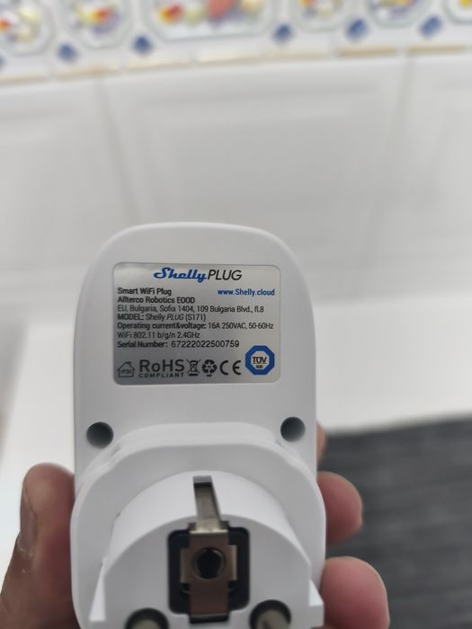 Tomada inteligente wi-fi Shelly Plug
