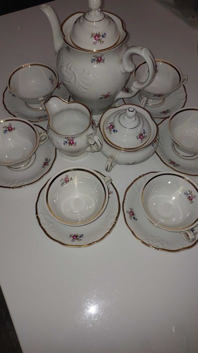 Zestaw kawowy Porcelana Wałbrzych