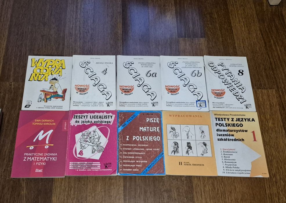 Zbiór opracowań maturlanych róznych