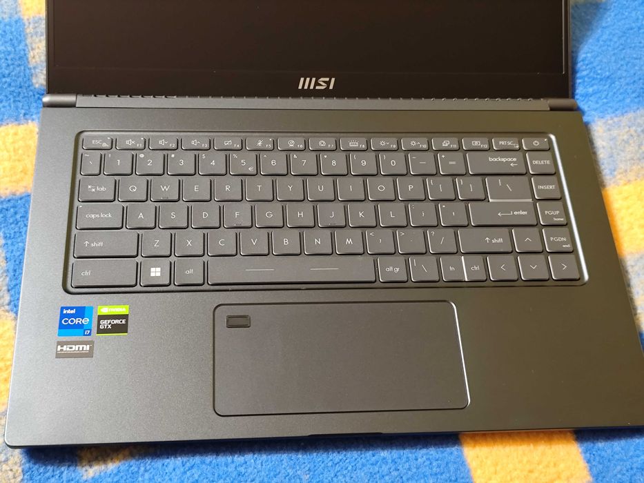 Jak nowy! Elegancki i wydajny MSI Prestige 15 (i7, 16GB, GTX 1650)