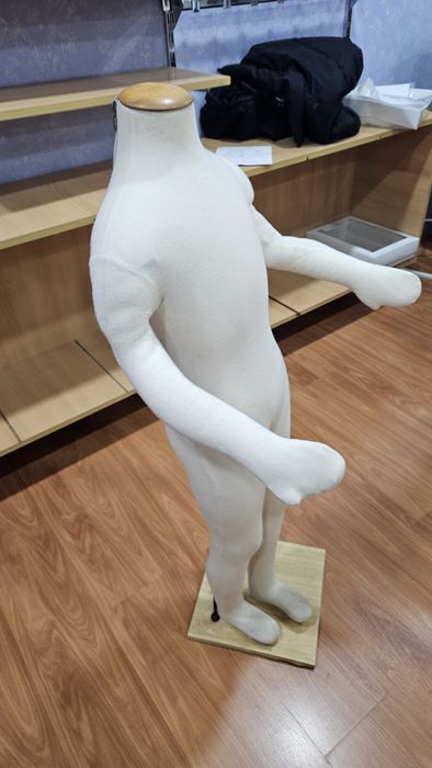 Manequim de tecido flexível + base