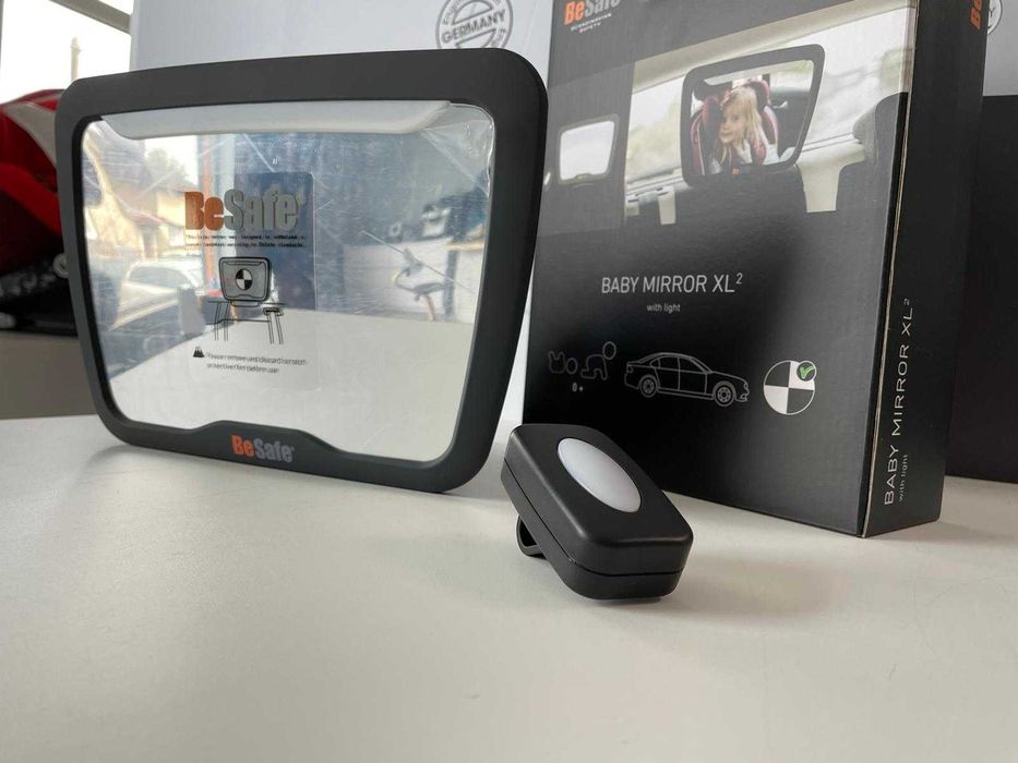 BeSafe Baby Mirror XL2 - Lusterko samochodowe z LED