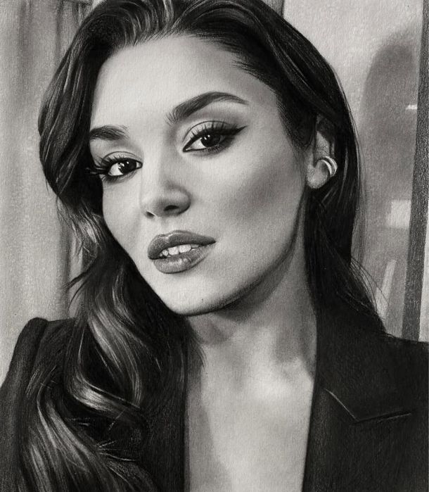 Картина / портрет по фото / ручна робота / подарунок / 8 березня