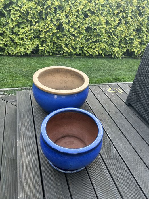 Donica kobaltowa mrozoodporna 2 sztuki
