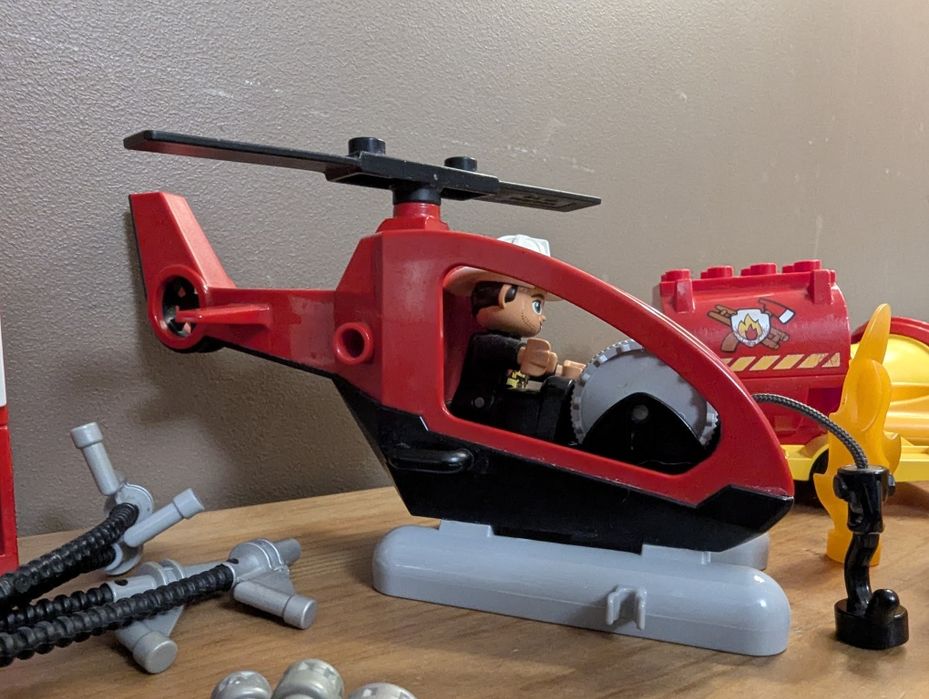 LEGO Duplo straż pożarna dużo części