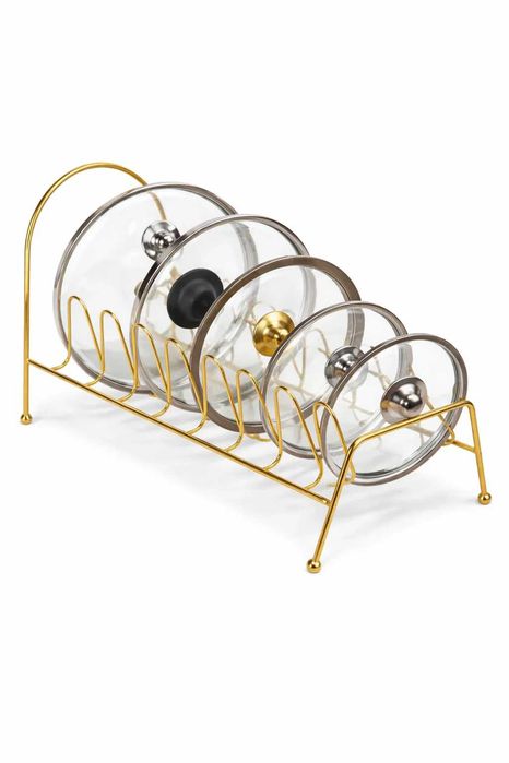 Сушилка для посуды настольная металлическая, золото, 24,5×13,5×11,5 см