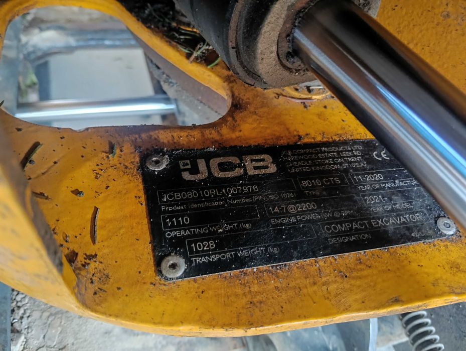 Minikoparka JCB8010 CTS