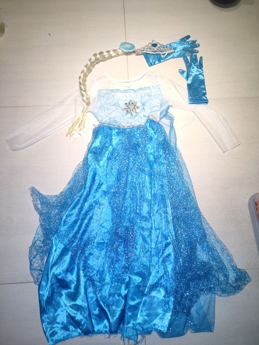 Kostium karnawałowy elsa 128