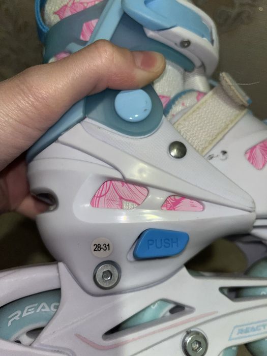 Ролики Reaction дитячі в гарному стані (для дівчинки )