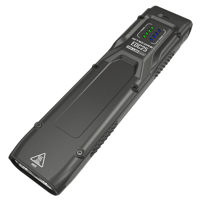 Потужний кишеньковий ліхтар Nitecore EDC25 (USB Type-C), чорний