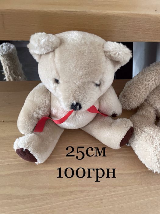 Мʼка іграшка ведмедик собачка мишка