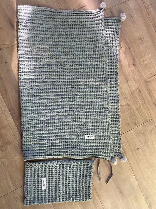 Malomi Kids - Kocyk Wafferl, kolor miętowy