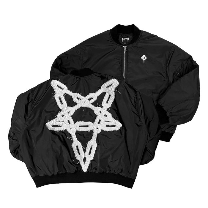 Oversize Bomber 3 Lines Adidas Balenciaga Оверсайз бомбер Адидас