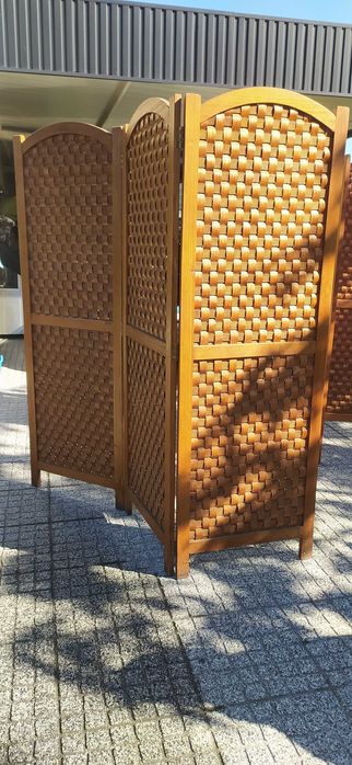 Biombo em bambú 3 folhas