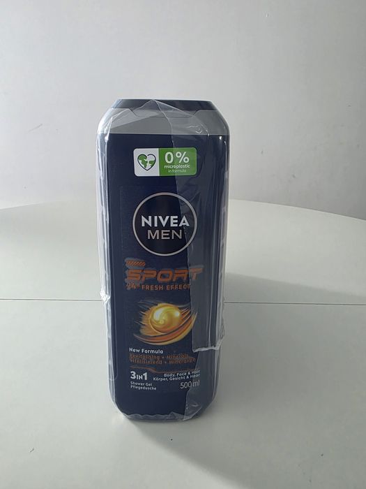 Nivea MEN Sport 24h Fresh Efect  3in1  500ml-Żel pod prysznic z Niemiec