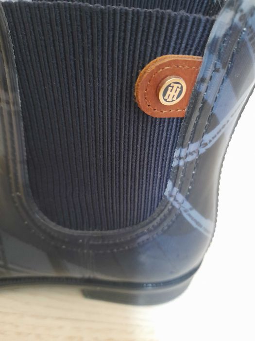 Tommy Hilfiger roz.39 sztyblety botki kalosze