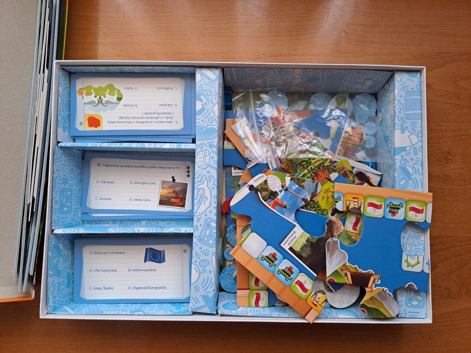Gra planszowa Mapa Polski gra dźwiękowa 4 szt