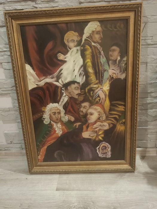 Obraz olejny duży
