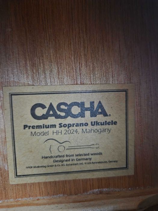Ukulele sopranowe cascha