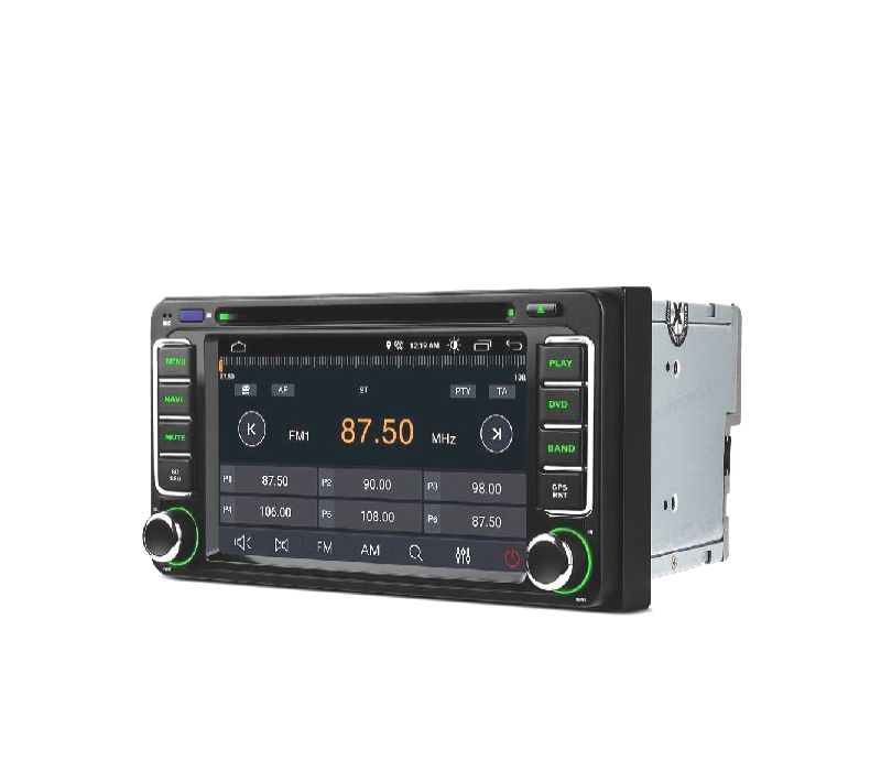 AUTO 2DIN RADIO GPS ANDROID 12 PARA TOYOTA CORROLLA YARIS VIOS RAV4 PARDO HILUX VERSO