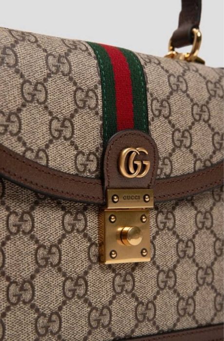 Сумка Gucci Canvas Ophidia series Brown