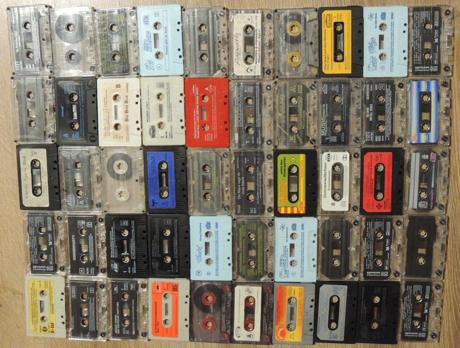 Zestaw kaset magnetofonowych 50 sztuk