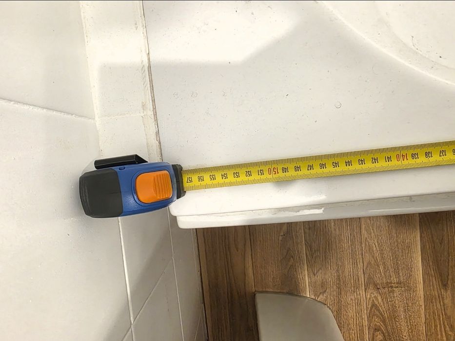 Banheira 158x70 e Misturadora com Chuveiro