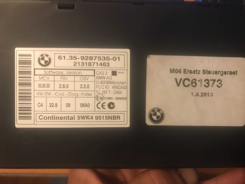 módulo cas3  bmw m04