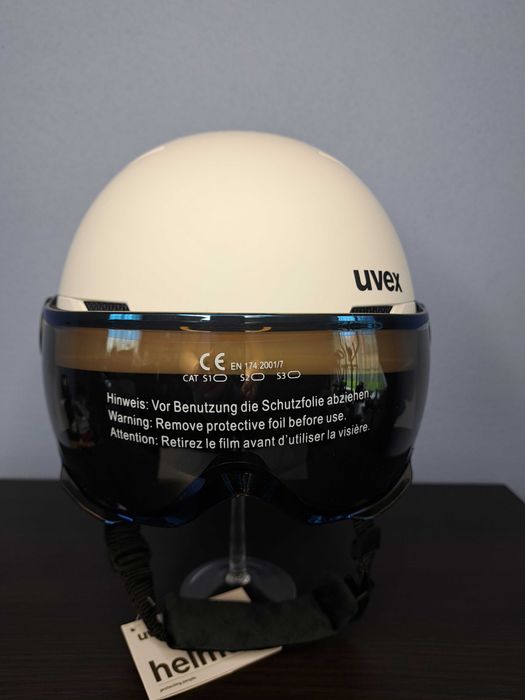 Kaski Kask narciarski snowboardowy Uvex rocket jr visor r. 51-55 cm S