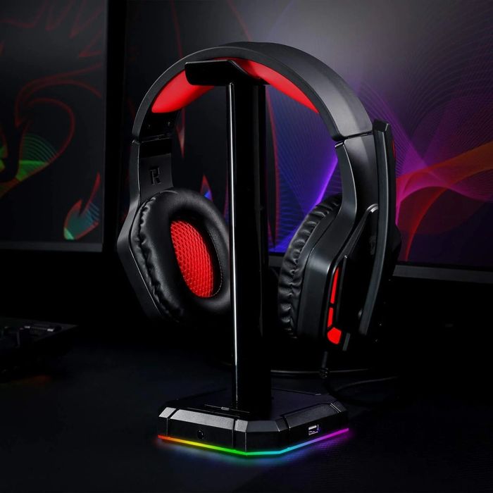 Stojak na słuchawki REDRAGON Scepter Pro HA300 RGB