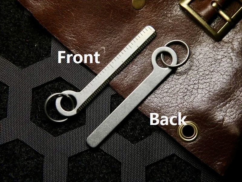 EDC ‼️ Міні-лінійка/закладка для книг чи блокноту з титану