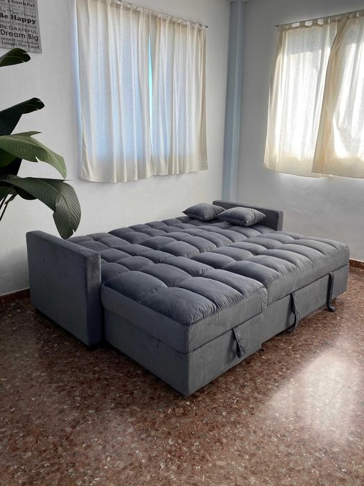 Sofas cama com bau  NOVOS DE FABRICA levamos na casa paga na entrega