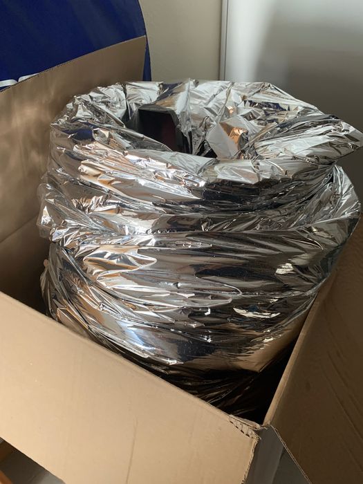 Tubos Aluminio com isolamento.