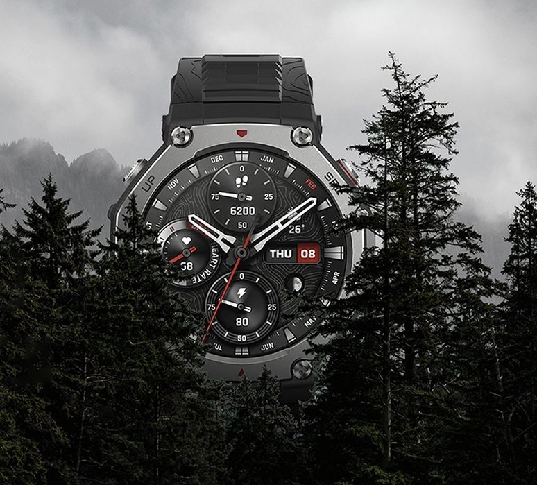 Смарт годинник Amazfit T-Rex 3 виготовлений по військовому стандарту MIL-STD. Офіційна Гарантія 12 місяців.