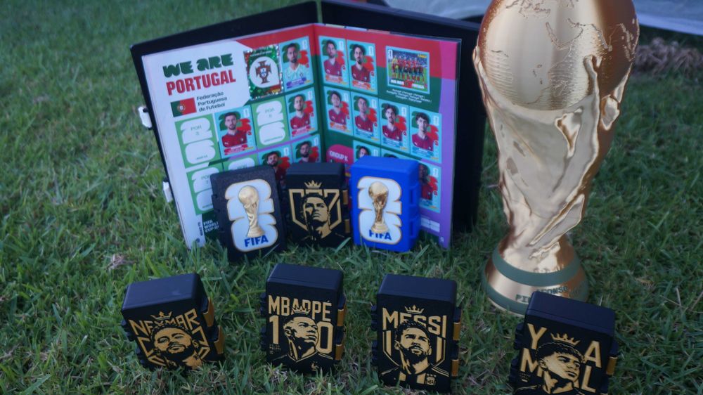 Mundial 2026 - Troféu - Caixas cromos e cadernetas