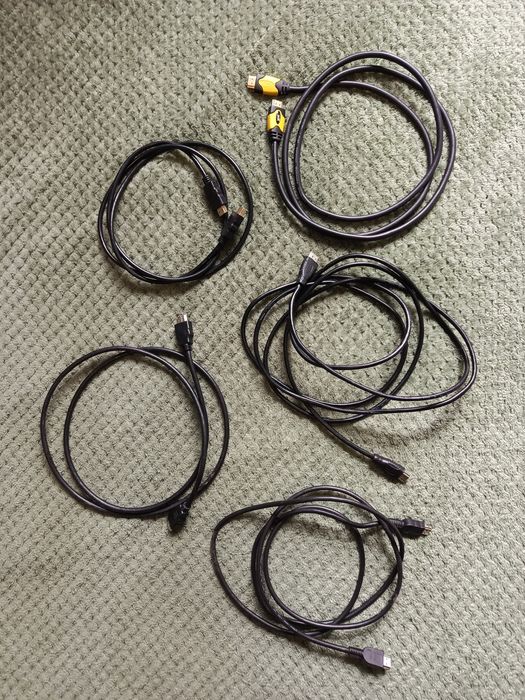 Zestaw 5 kabli HDMI