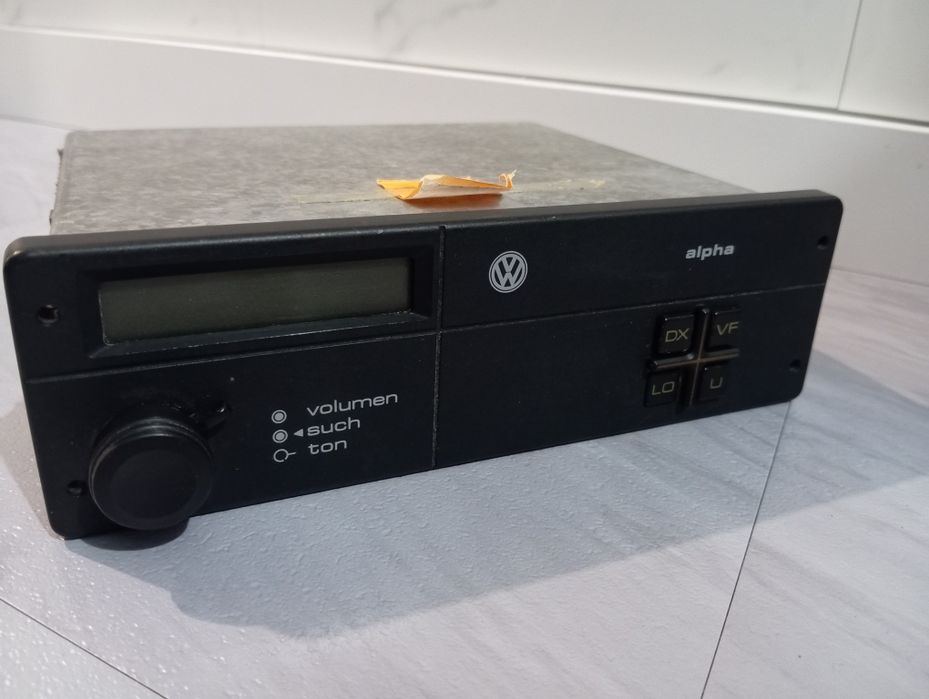 radio vw alpha golf 1 polo 1 retro poszukiwany okaz