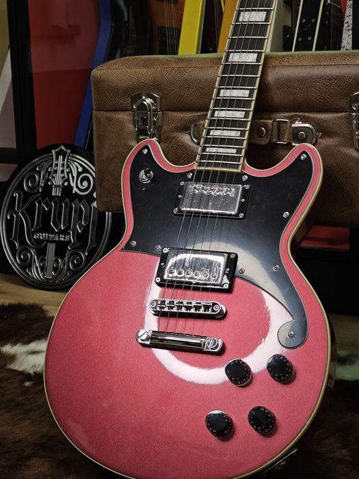 D'Angelico Premier Brighton Oxblood gitara elektryczna double cut