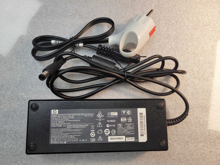 Блок зарядное для ноутбука неттопа 18.5V 6.5A 120W HP PA-1121-12HC