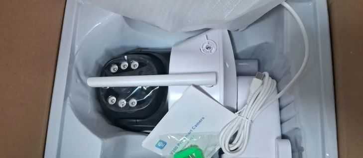 4G Камера вулична з сонячною панеллю | 2 лінзи, Поворотна 360, Sim